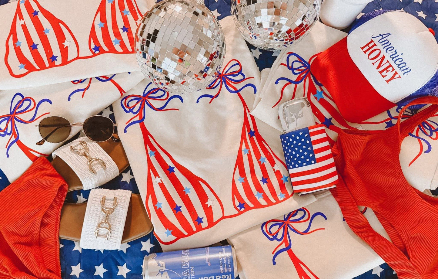 Red White & Blue Bikini