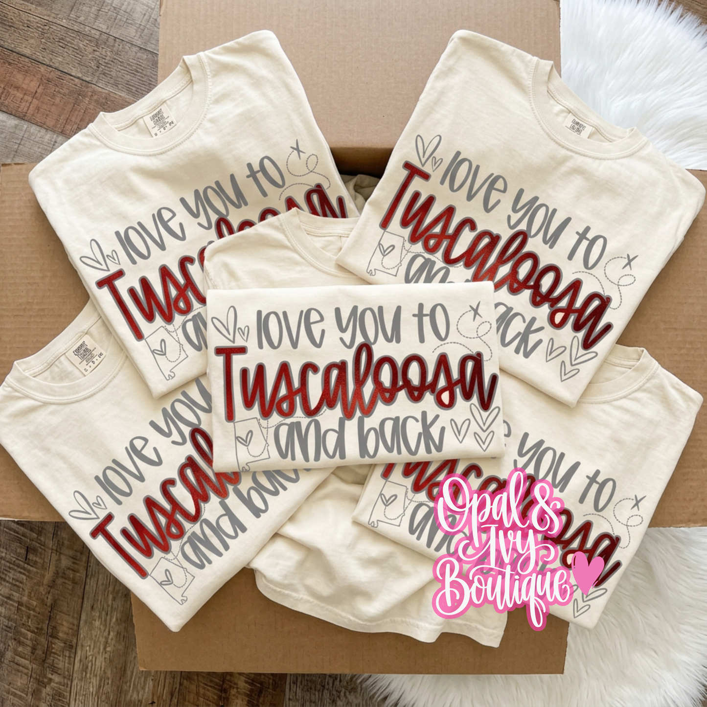 Love You To Tuscaloosa And Back Tee