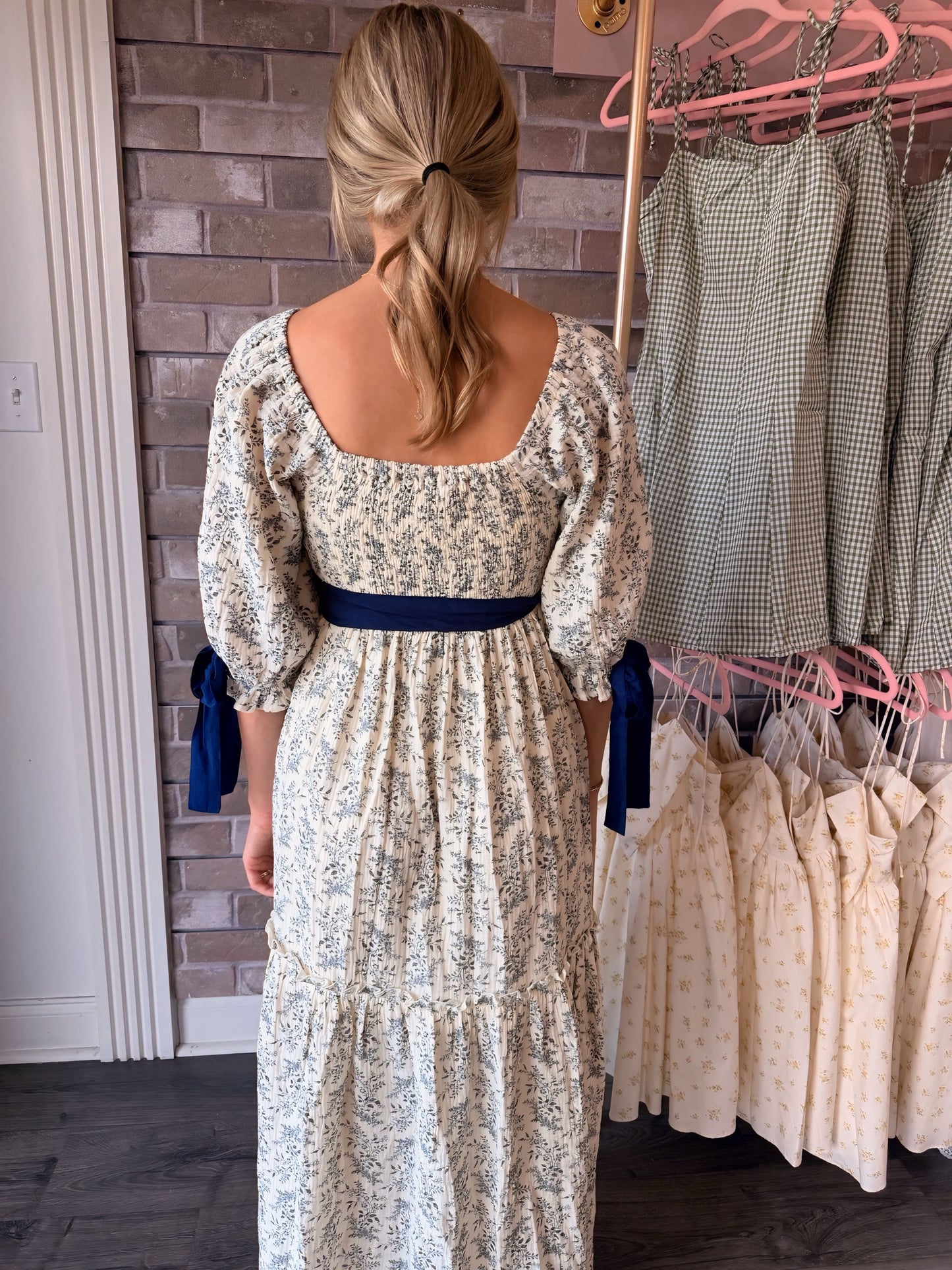 Floral Smocked Maxi Dress