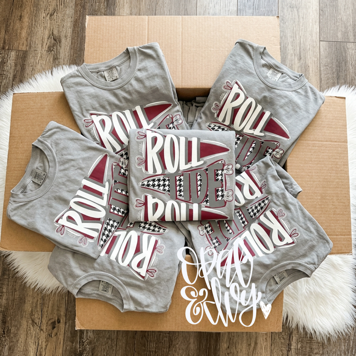 Roll Tide Pennant Tee
