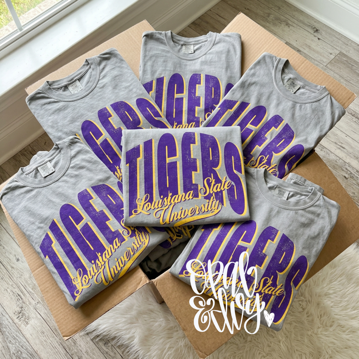 Tigers Vintage Varsity Tee