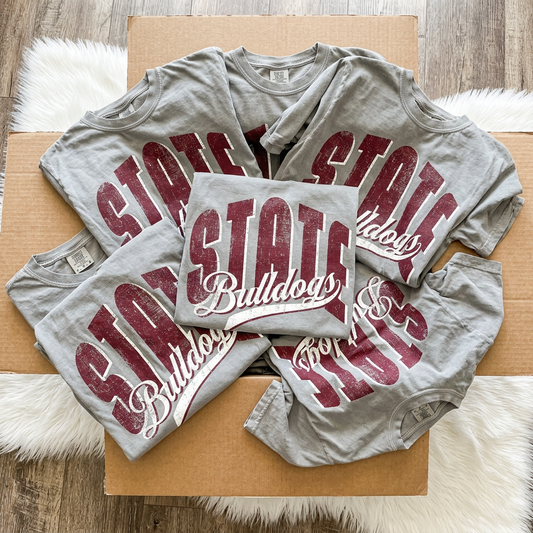 State Vintage Varsity Tee