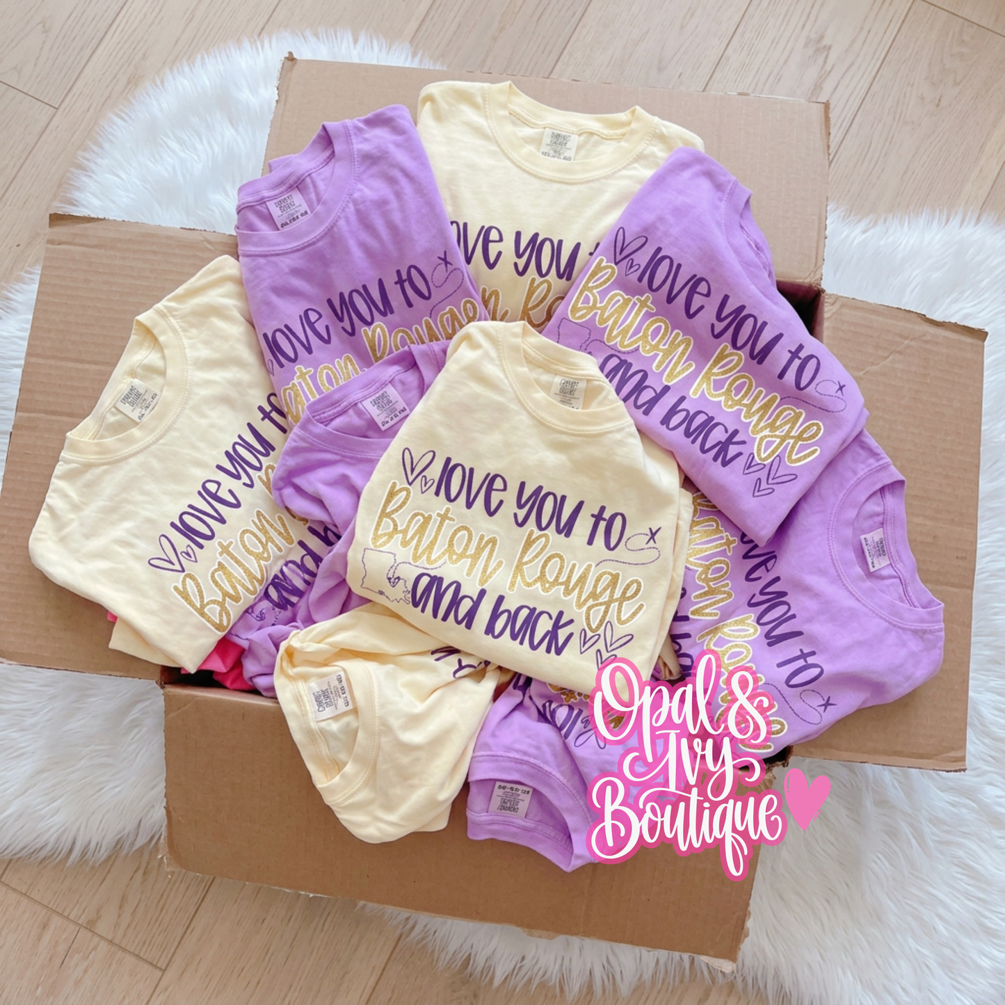 Love You To Baton Rouge And Back Tee